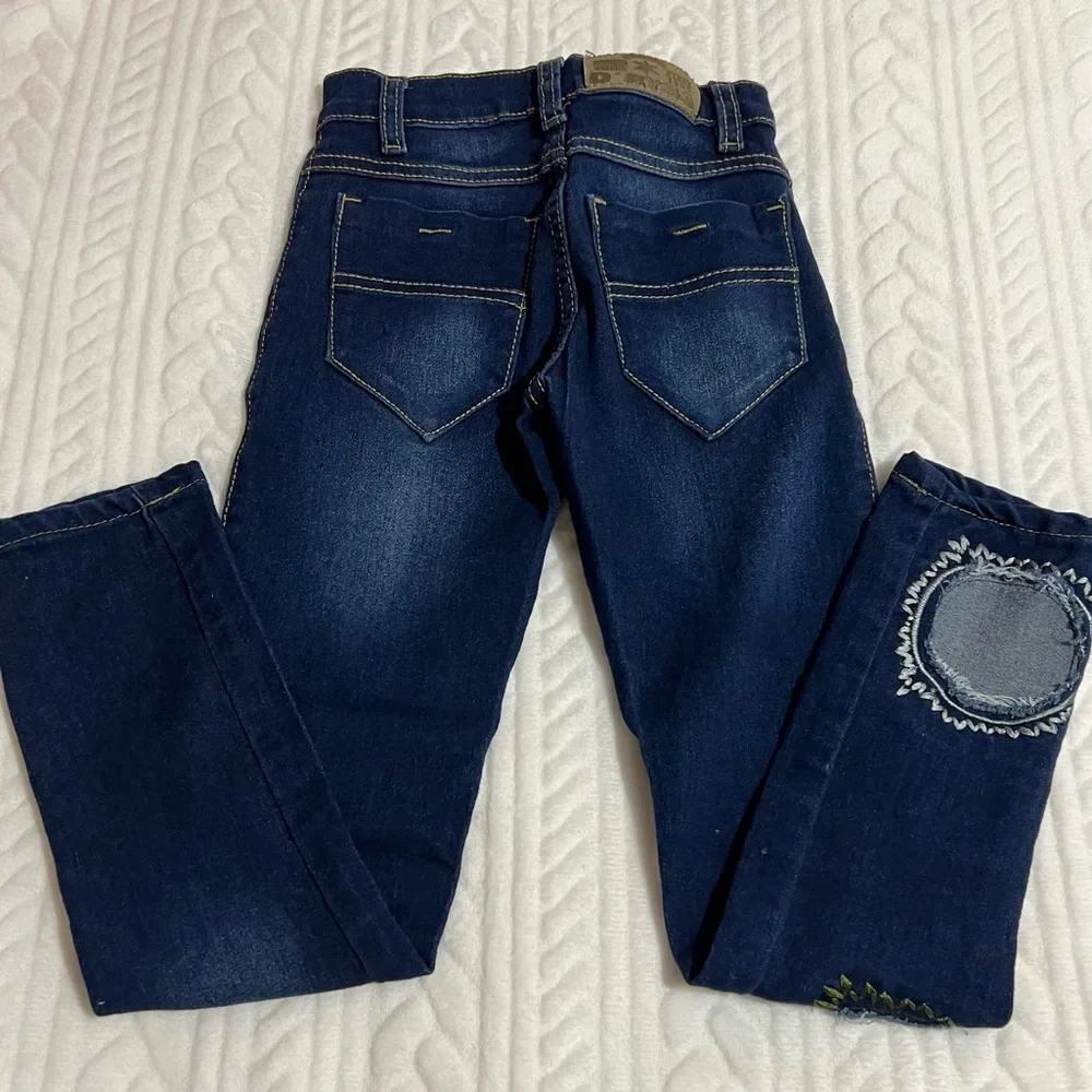 💗 D’RYSA‎ - Girls Denim Jeans w/ Patches